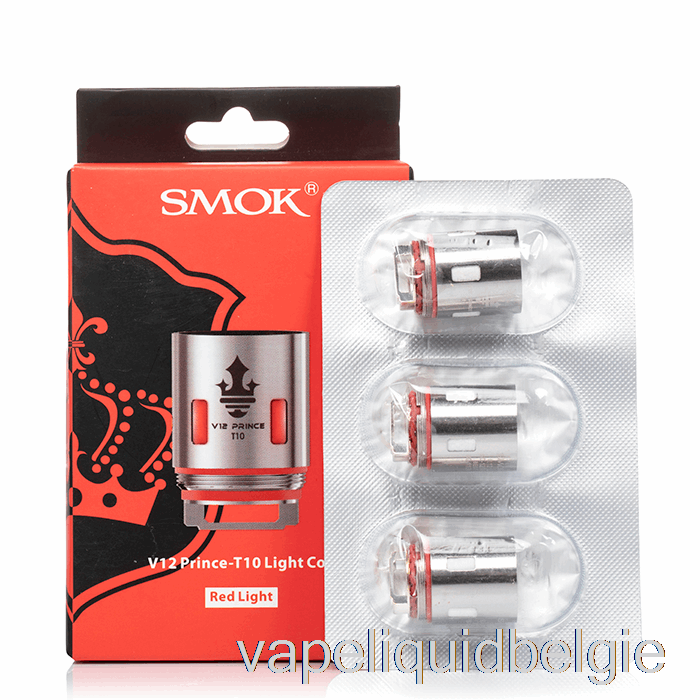 Vape Smaken Smok Tfv12 Prins Vervangende Spoelen 0.12ohm V12 Prins-t10 [rood Licht]